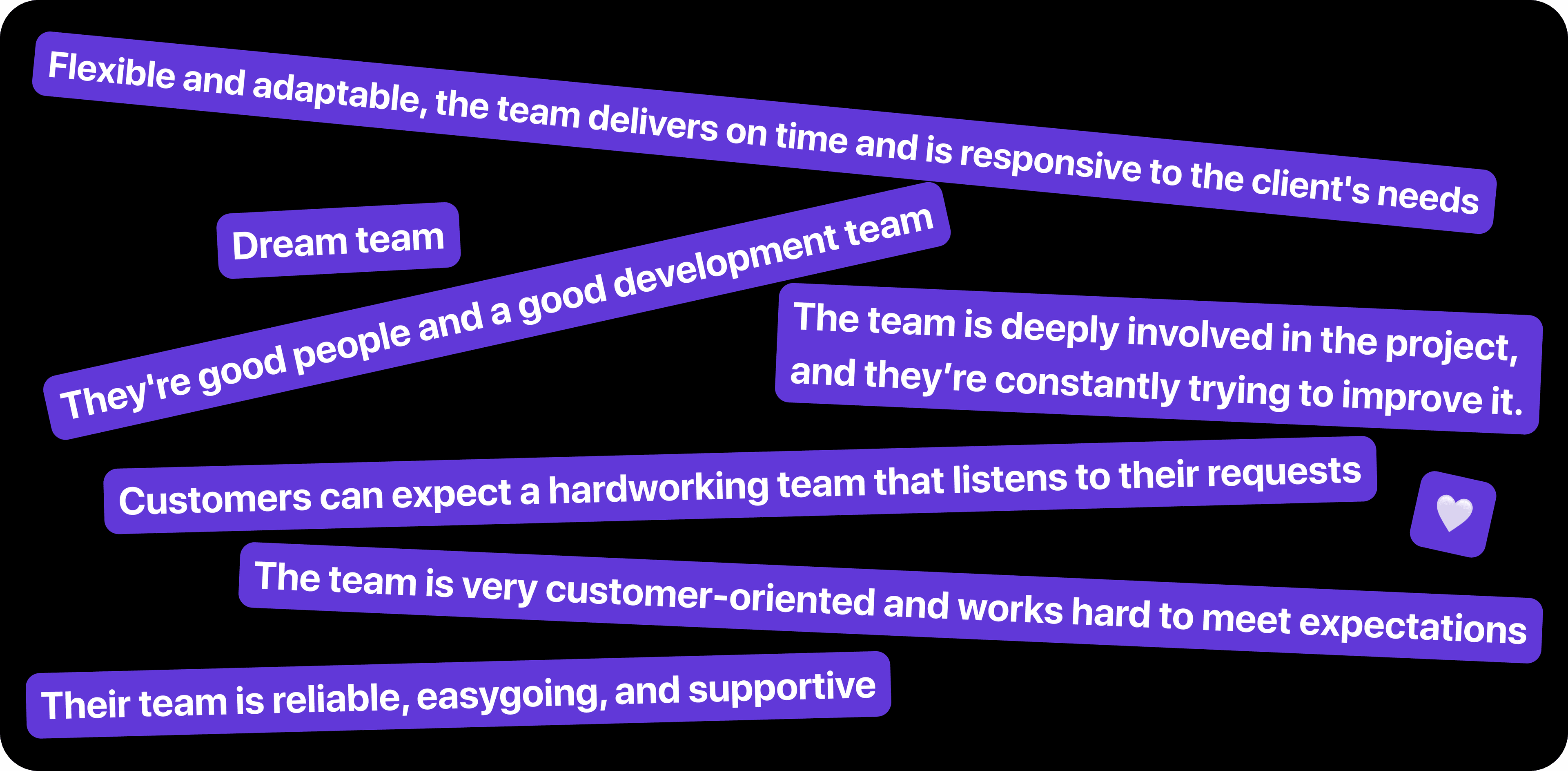 Why clients love us banner